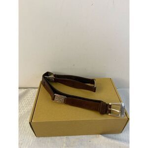 Fossil Brown and silver belt‎ 40" long